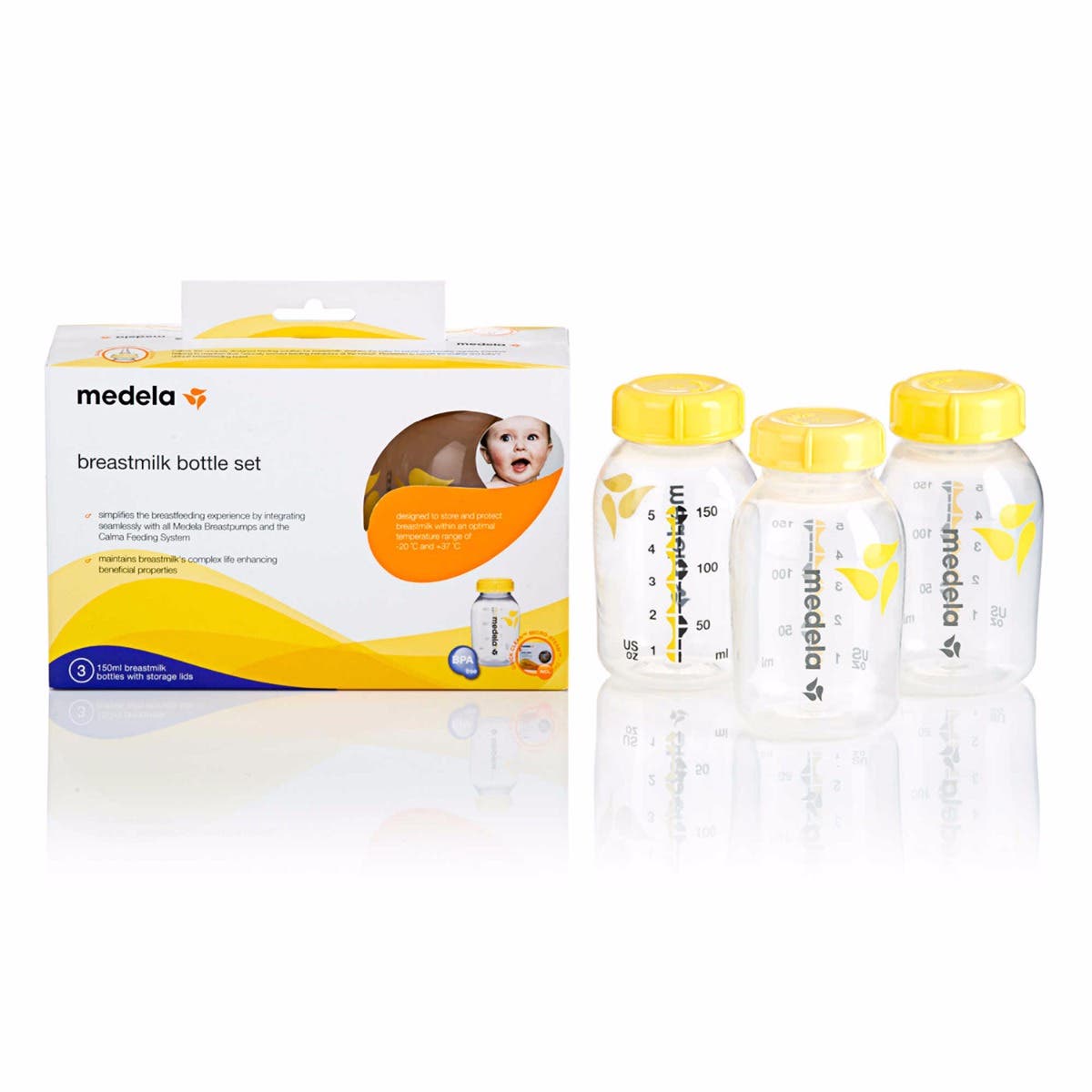 medela breast bottle set