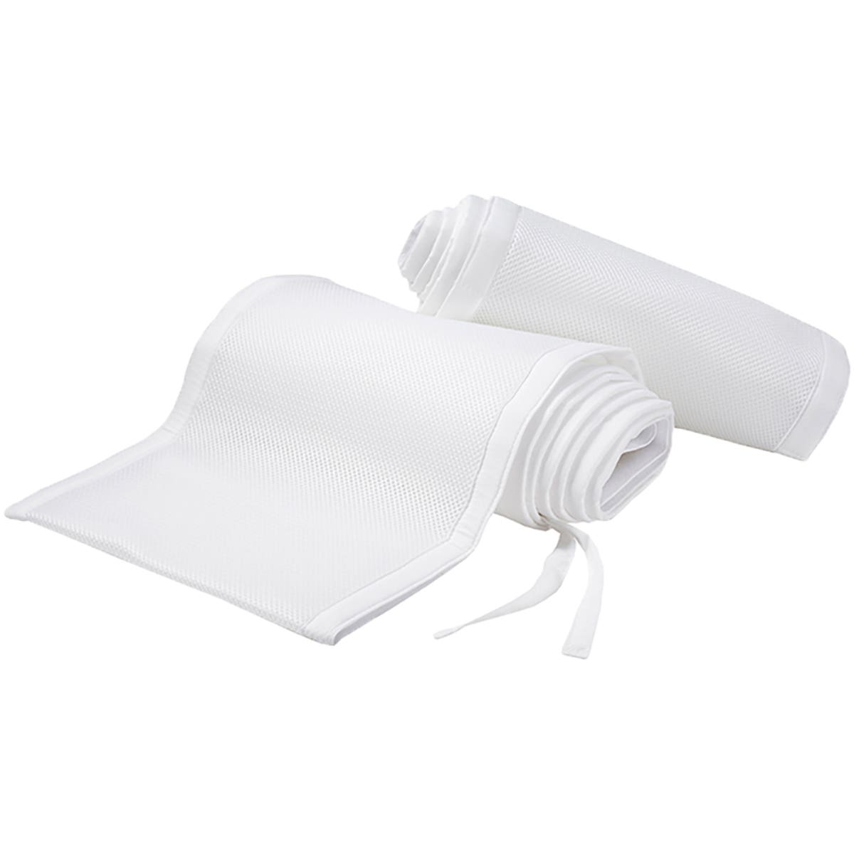 Breathable Baby Crib Liner White White West Coast Kids