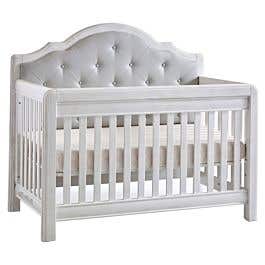 pali cristallo convertible crib in vintage white
