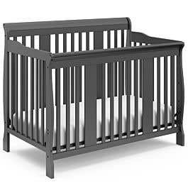 Storkcraft Tuscany 4 In 1 Convertible Crib Grey West Coast Kids