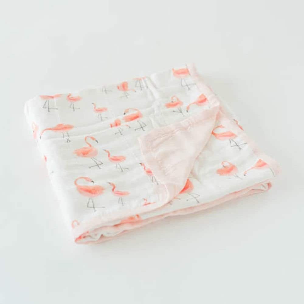 PINK UNICORN LUXURY COTTON BLANKET