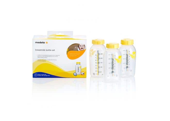 medela breast bottle set