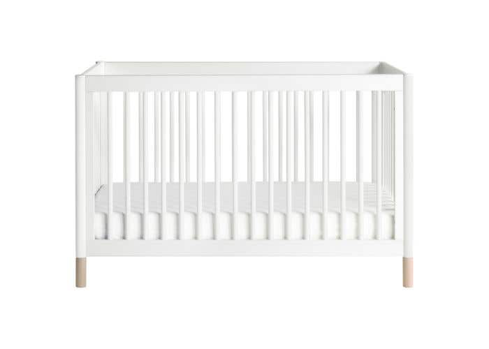 Babyletto Gelato 4 In 1 Crib White With Washed Natural Feet