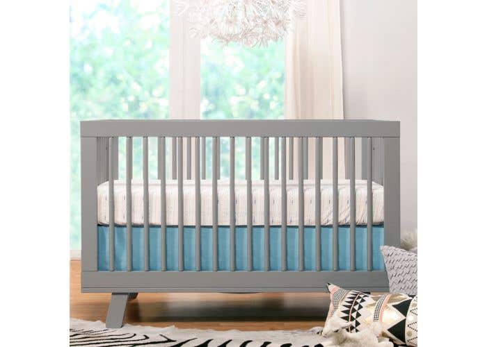 Babyletto Hudson 3 In 1 Convertible Crib Grey West Coast Kids