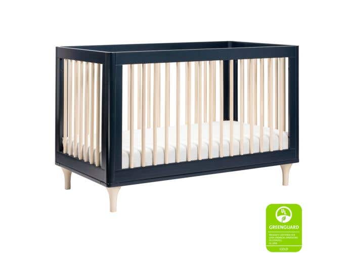 Babyletto Lolly 3 In 1 Crib Navy Washed Natural West Coast Kids