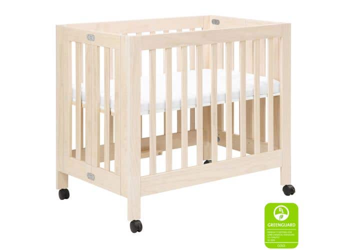 mini crib wood