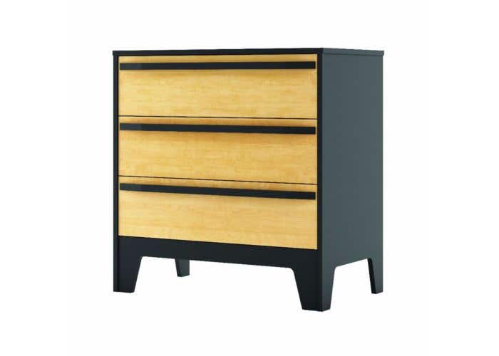 Dutailier Caramel 3 Drawer Dresser West Coast Kids