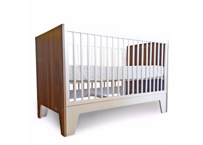 Dutailier Caramel Fixed Crib Walnut West Coast Kids