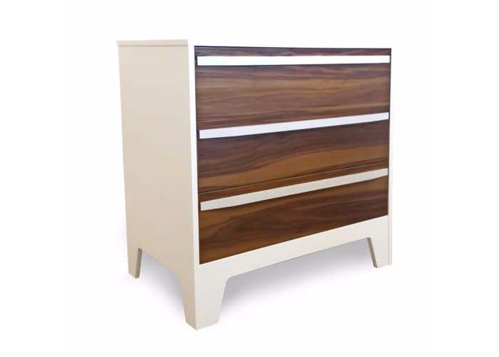 Dutailier Caramel 3 Drawer Dresser Walnut West Coast Kids