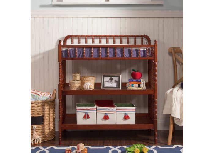 jenny lind changing table cherry