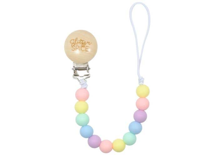 beaded pacifier clips
