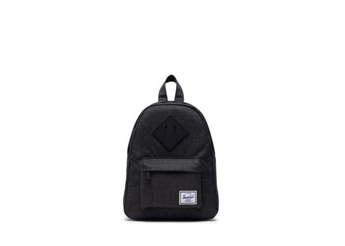 herschel small black backpack