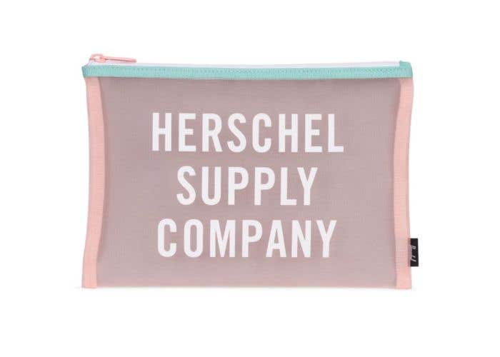 herschel mesh pouch