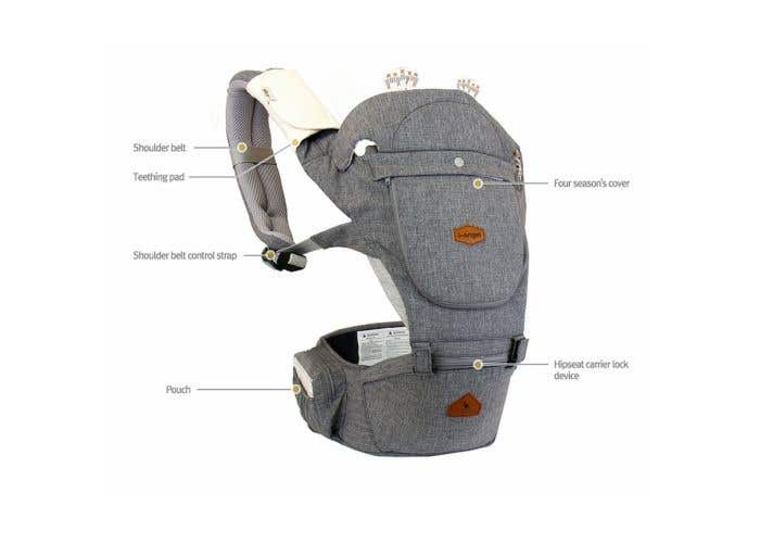 i angel hipseat carrier review