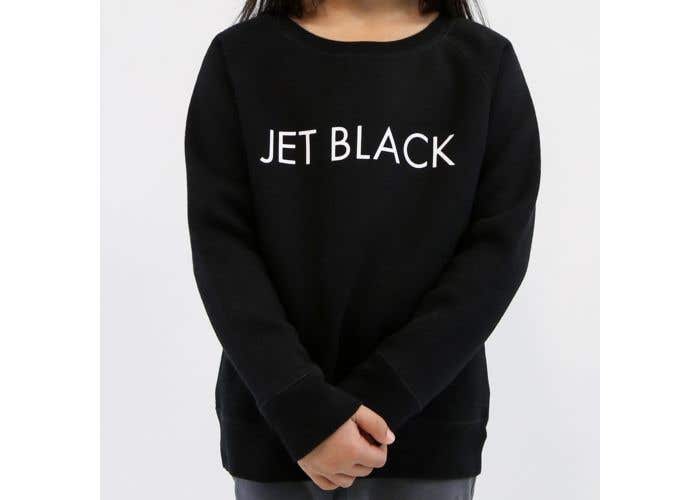 black sweatshirt toddler