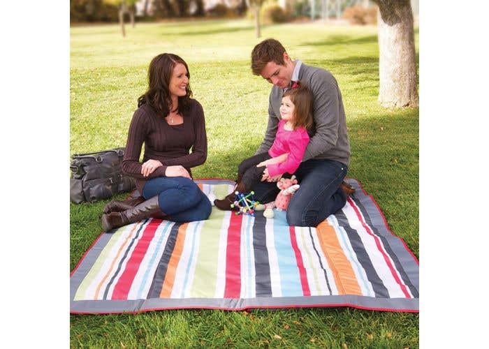 Jj Cole Outdoor Blanket 7x5 Gray Red Accessories Sports Outdoors
