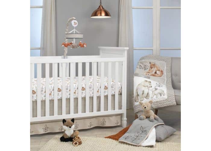 lambs and ivy 4 piece crib set