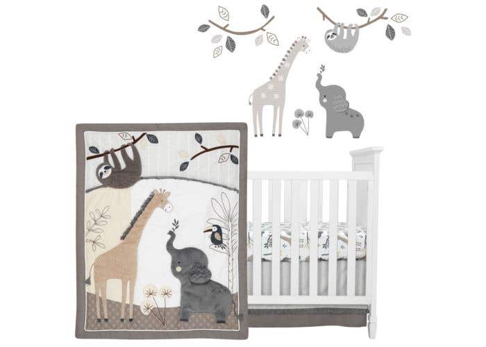 Lambs Ivy Baby Jungle 4 Pc Crib Set West Coast Kids