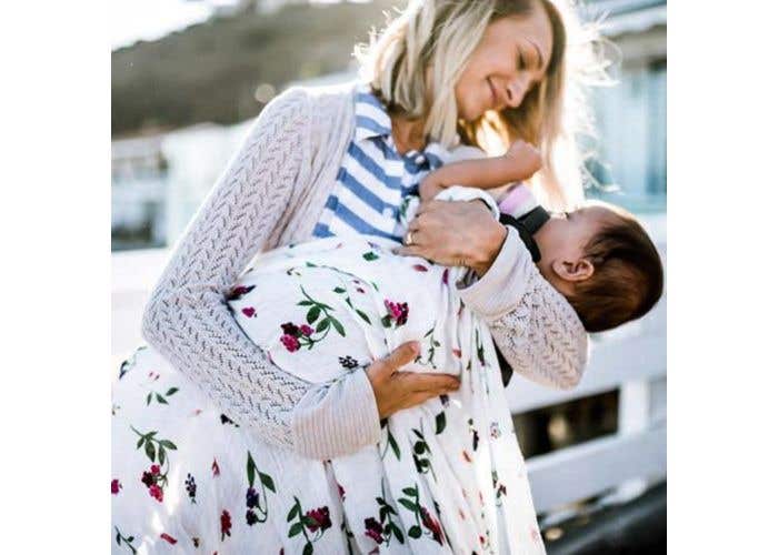 little unicorn deluxe swaddle