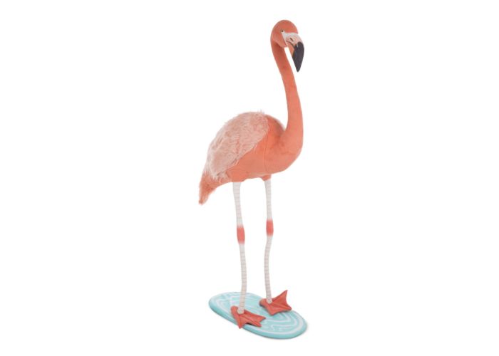 giant pink flamingo stuffed animal