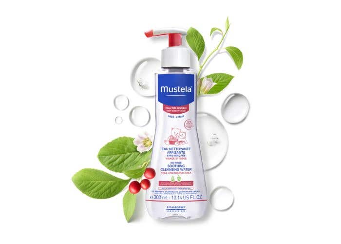 mustela no rinse cleansing water