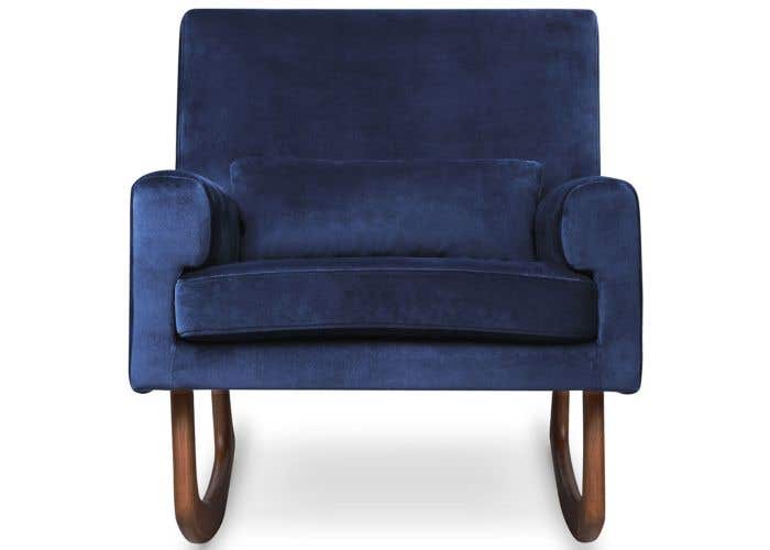 nursery works leather rocker