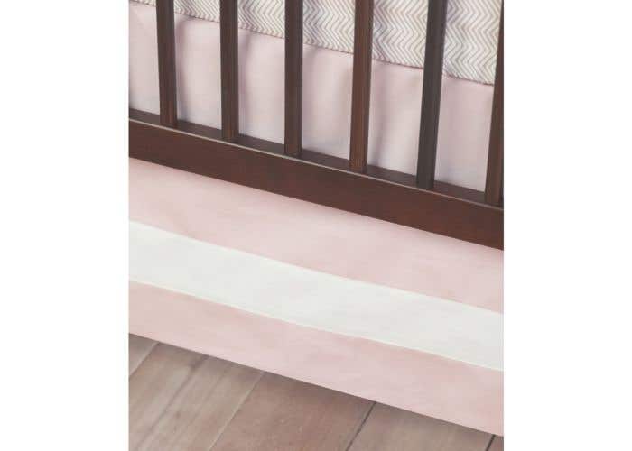 Oilo Solid Band Crib Skirt West Coast Kids