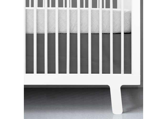 Olli Lime Crib Skirt West Coast Kids