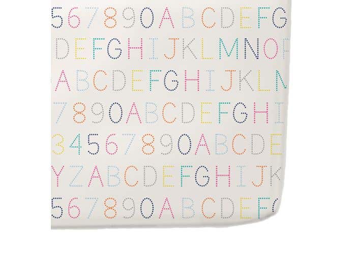 alphabet crib sheet