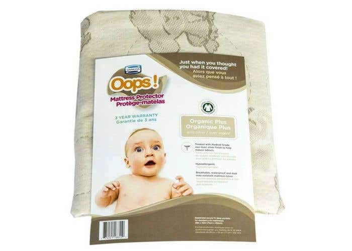 Simmons Oops Organic Plus Crib Mattress Protector West Coast Kids