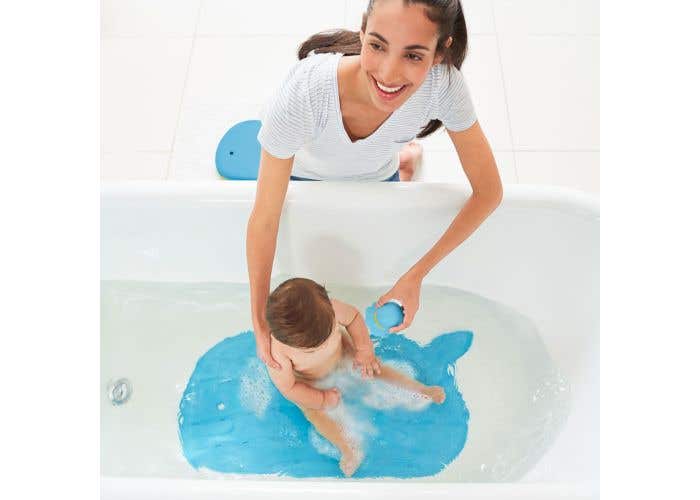 skip hop moby bath set blue