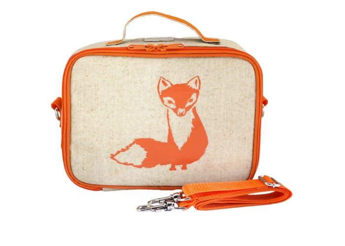 orange lunch bag