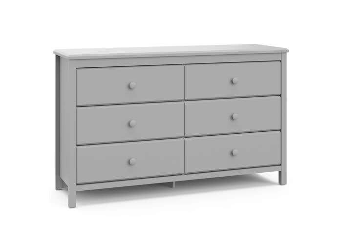 Storkcraft Alpine 6 Drawer Dresser Pebble Grey West Coast Kids