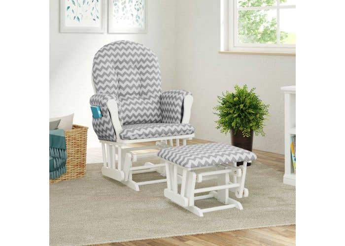 chevron glider chair