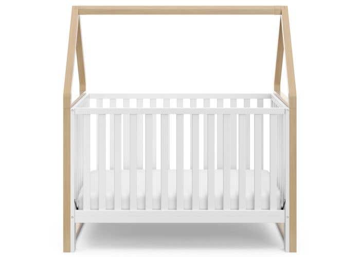 Storkcraft Orchard 5 In 1 Convertible Crib W Canopy West