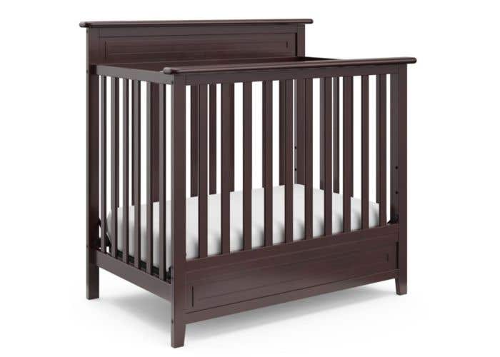 Storkcraft Petal Mini Crib Espresso West Coast Kids