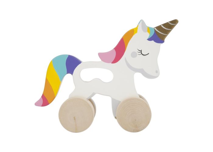 pull along unicorn toy
