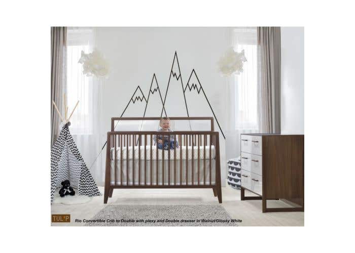 Tulip Rio Convertible Crib W Plexy West Coast Kids