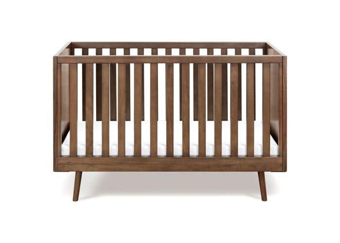 walnut convertible crib