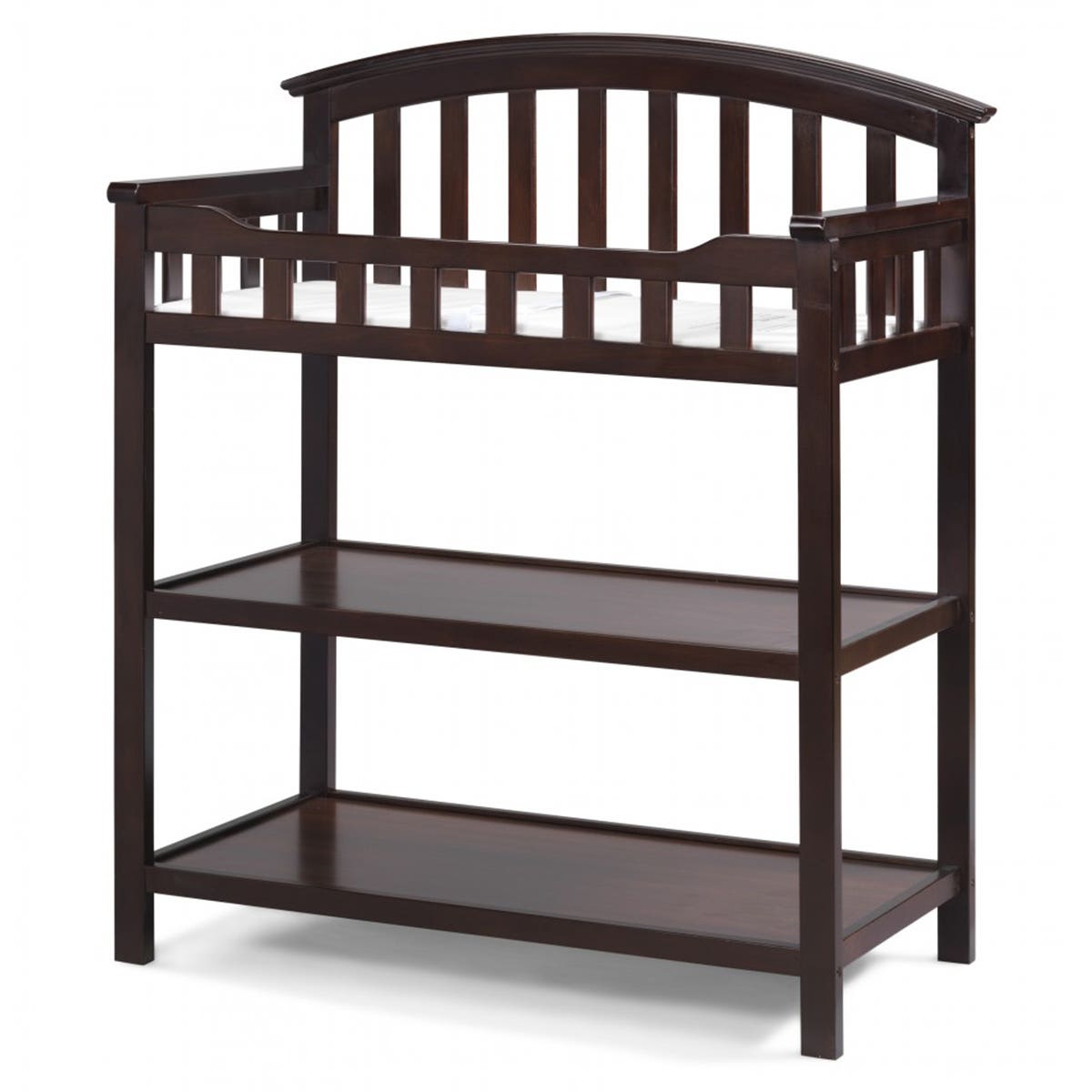 graco changing table white