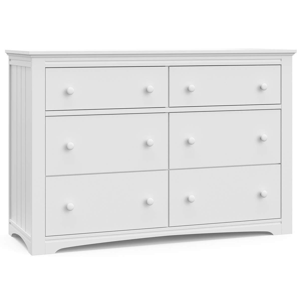 white toddler dresser