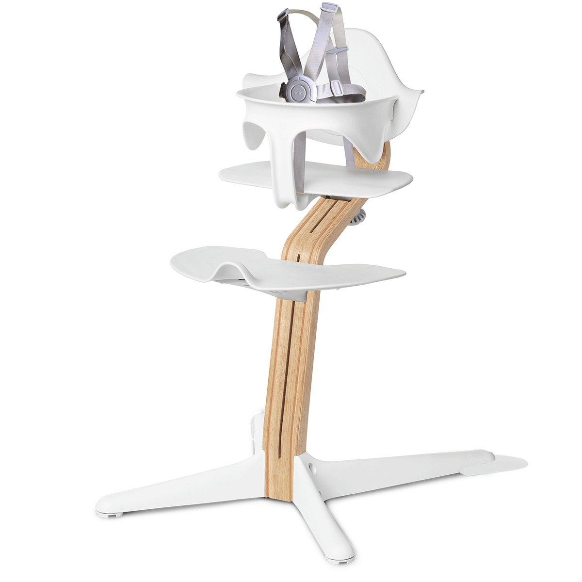 plain white high chair