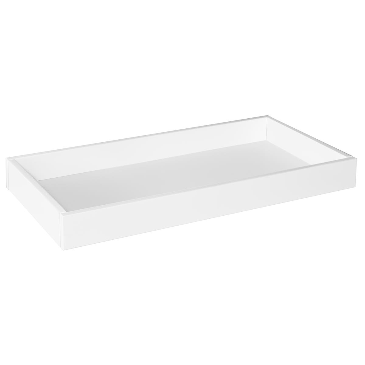 white changing tray