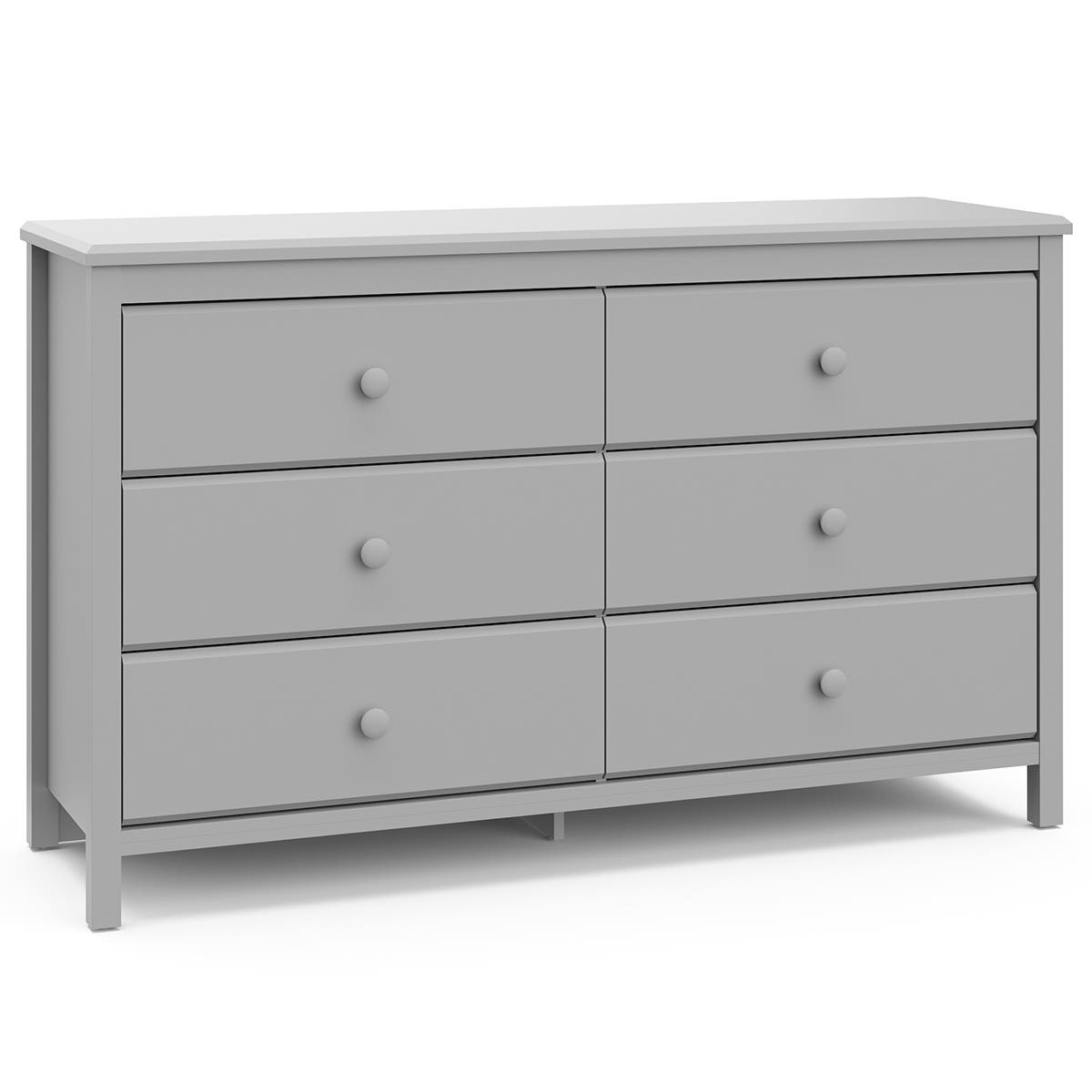 Storkcraft Alpine 6 Drawer Dresser Pebble Grey West Coast Kids