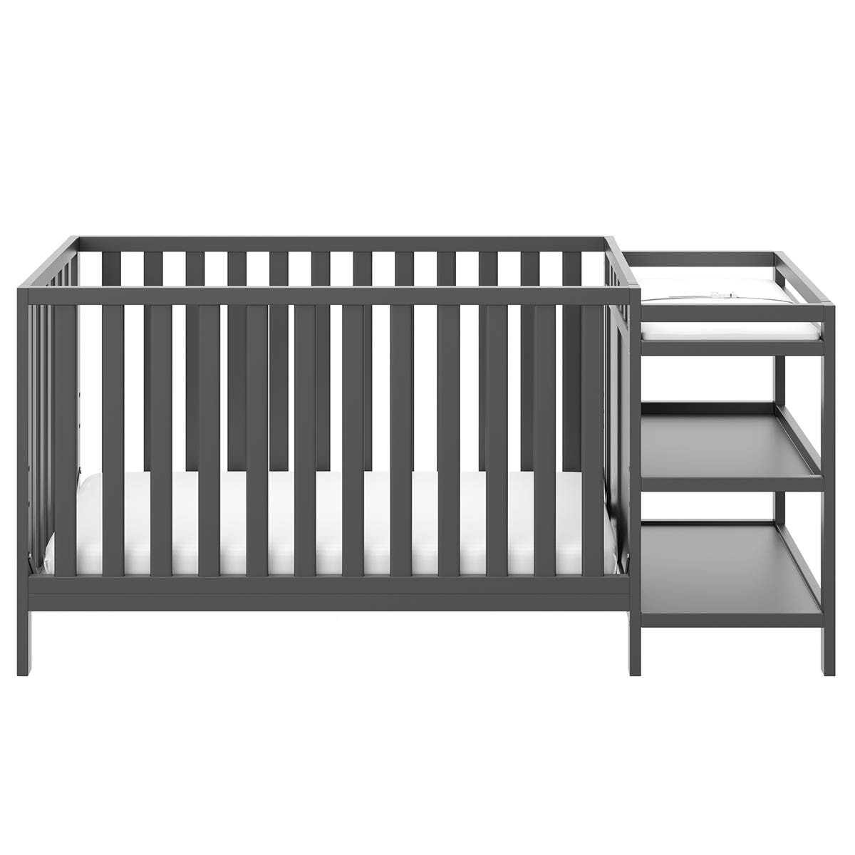 Storkcraft Pacific 4 In 1 Convertible Crib Changer Grey